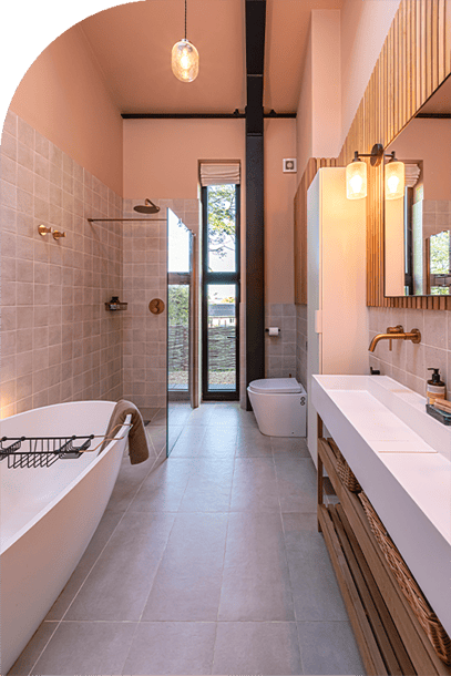 Modern bathroom architect