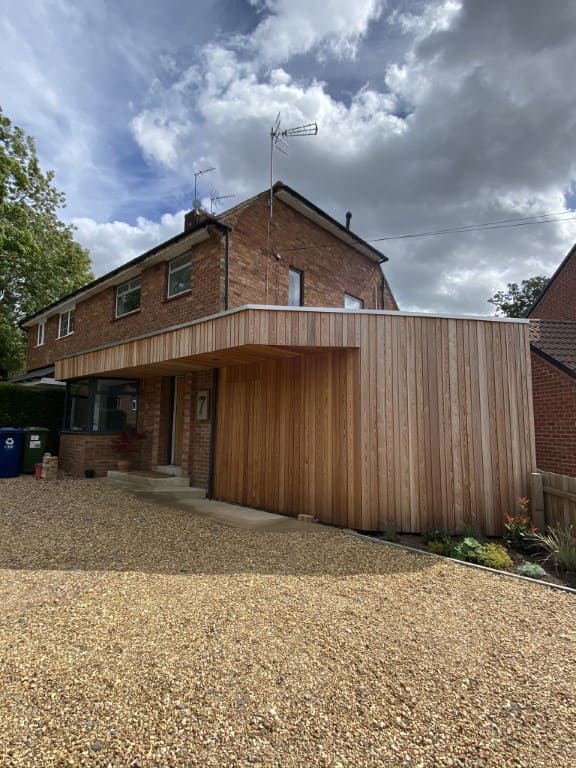 contemporary house extension